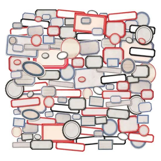 Idea-Ology Ephemera Snippets 120/Pkg-Labels {2}