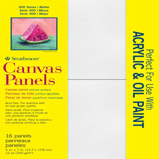 Strathmore Canvas Panels 16/Pkg-5"X7" {1}