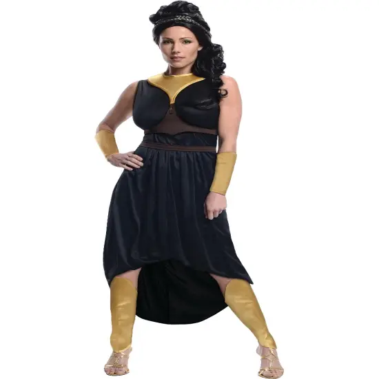 Adult's Womens 300 Rise Of An Empire Queen Gorgo Royalty Dress Costume {1}