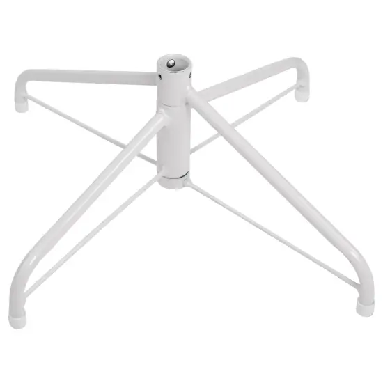 Northlight 9' Pre-Lit Flocked Norway White Pine Artificial Christmas Tree, Warm White LED Lights {7}