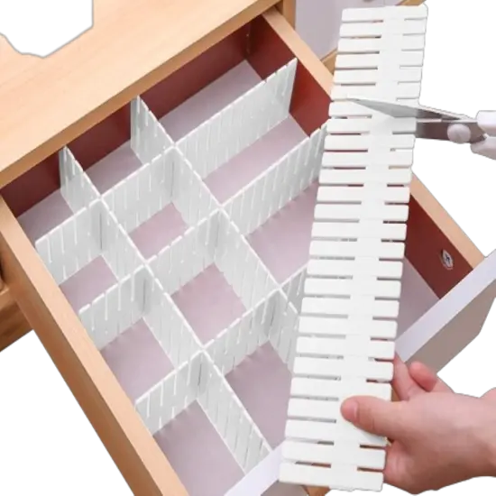 Kitcheniva Adjustable DIY Drawer Divider Organizer 8 Pcs {1}