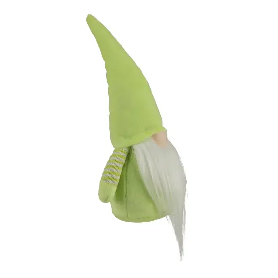 Northlight 12" Lime Green and White Spring Gnome {4}