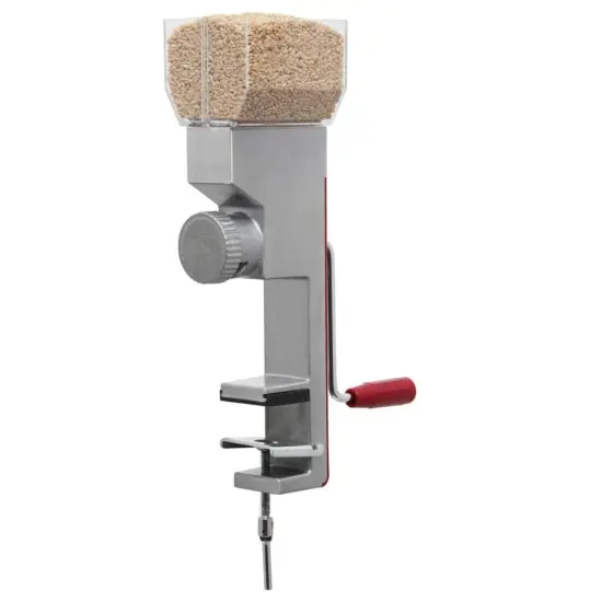 Kitchen Crop Compact Grain Mill - Deluxe, Non-Electric, Manual Power Grain Flour Grinder, 4.5 Cup Capacity, 15.75 inches {6}