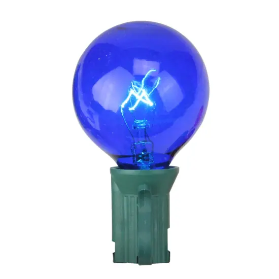 Northlight Transparent G40 Globe Christmas Replacement Bulbs - MultiColor - 4ct {6}