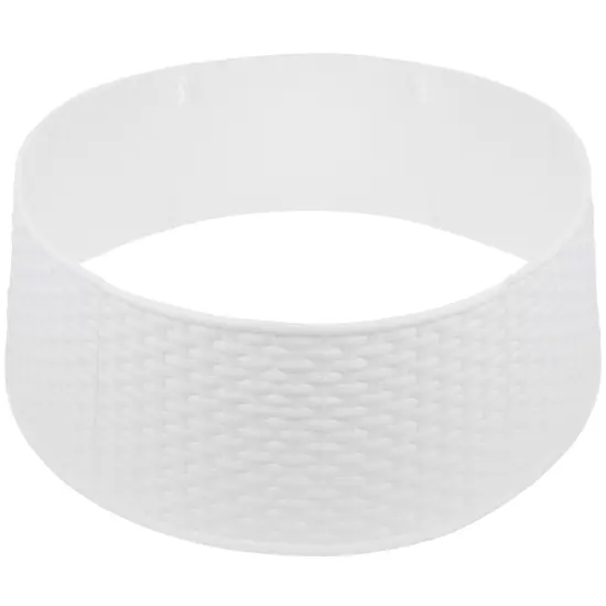 Northlight 25.5" White Rattan Pattern Large Christmas Tree Collar {4}