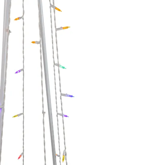 Northlight LED Lighted Cone Tree Outdoor Christmas Decoration - 6' - Multi Lights {4}