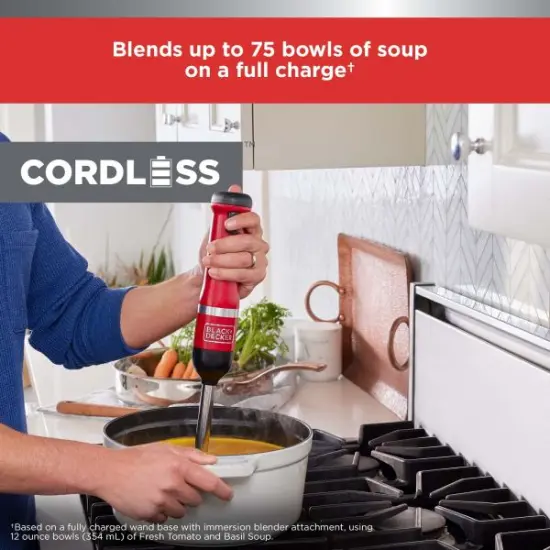 BLACK+DECKER Kitchen Wand 6 Kit, Red (BCKM1016KS06) {5}