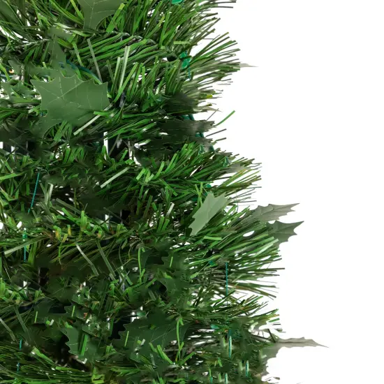 Northlight 4' Green Tinsel Pop-Up Artificial Christmas Tree, Unlit {4}
