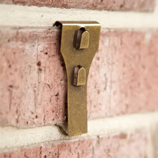 Simple Living Outdoor Brick Fasteners for Christmas Lights - Set of 2 - 2.75" Bronze {4}