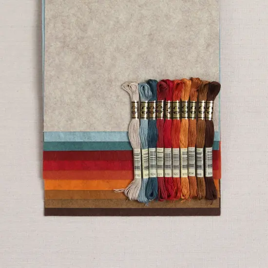 Wool Blend Felt, Harvest Moon {3}