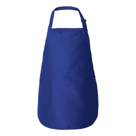 Q-Tees&reg; Full-Length Apron with Pockets Royal {1}