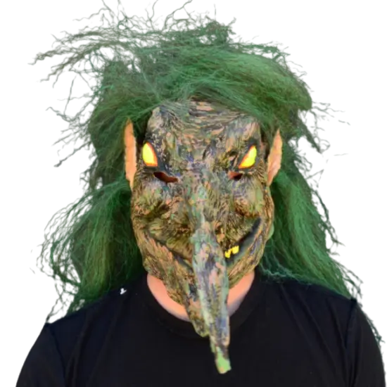 Kitcheniva Halloween Creepy Evil Warlock Witch Mask {1}