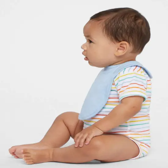 Rabbit Skins&reg; Toddler Jersey Bib - 1005 Natural {6}