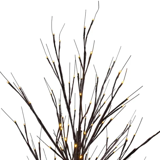 Northlight LED Lighted Birch Twig Tree Outdoor Christmas Decoration - 6' - Warm White Lights {5}