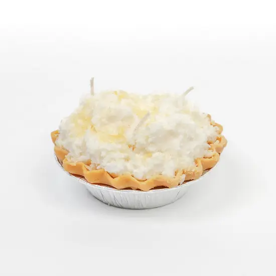 Beaver Creek Coconut Cream Pie Candle, 5 inch, Scented, Handcrafted, Hand-Poured, Premium Fragrance Dessert Candle {1}