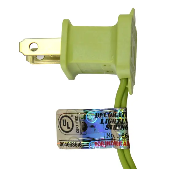 Brite Star Mini Christmas Light Set - Clear - 14ft Apple Green Wire - 50ct {4}