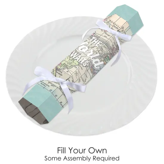 Big Dot of Happiness World Awaits - No Snap Travel Themed Party Table Favors - DIY Cracker Boxes - Set of 12 {3}