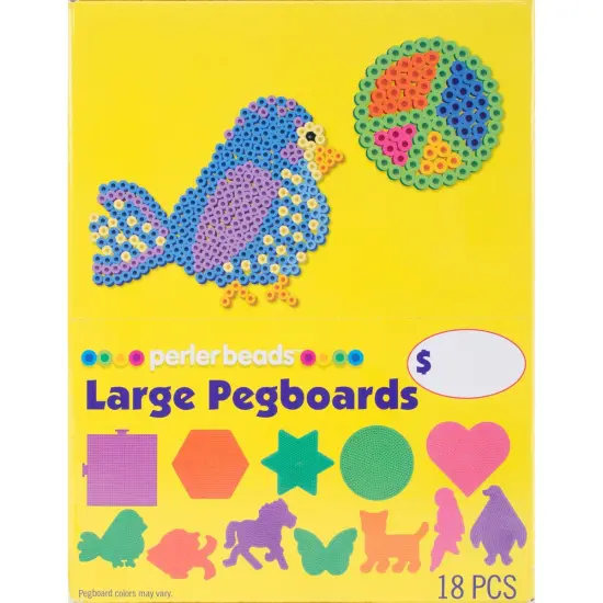 Perler Large Pegboard Assortment 18/Pkg-Basic Shapes {1}