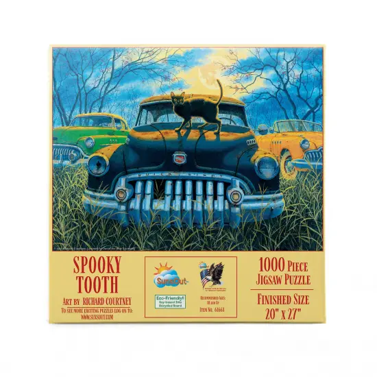 Sunsout Spooky Tooth 1000 pc Halloween Jigsaw Puzzle 61668 {4}