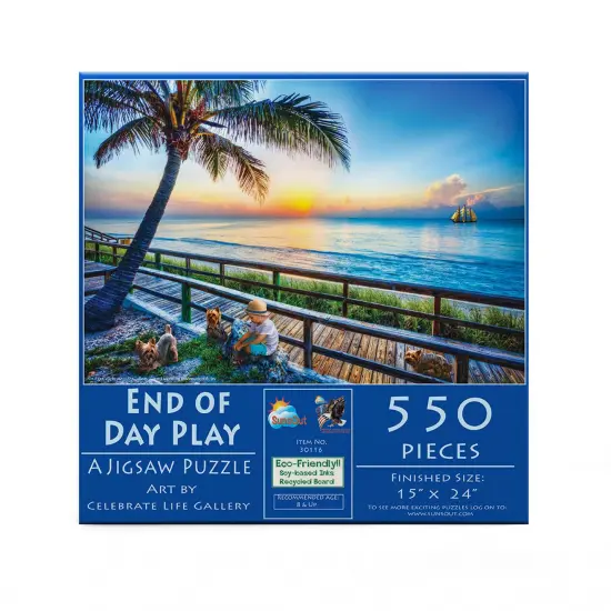 Sunsout End of Day Play 550 pc Jigsaw Puzzle 30116 {4}