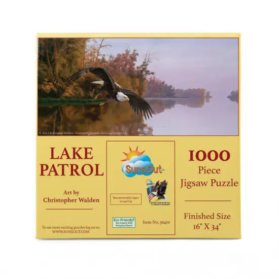 Sunsout Lake Patrol 1000 pc Jigsaw Puzzle 56410 {4}