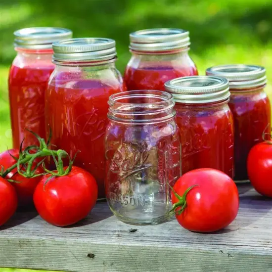 Ball Regular Mouth Glass Quart Canning Jars Lids and Bands USA Made Pack of 12 {5}