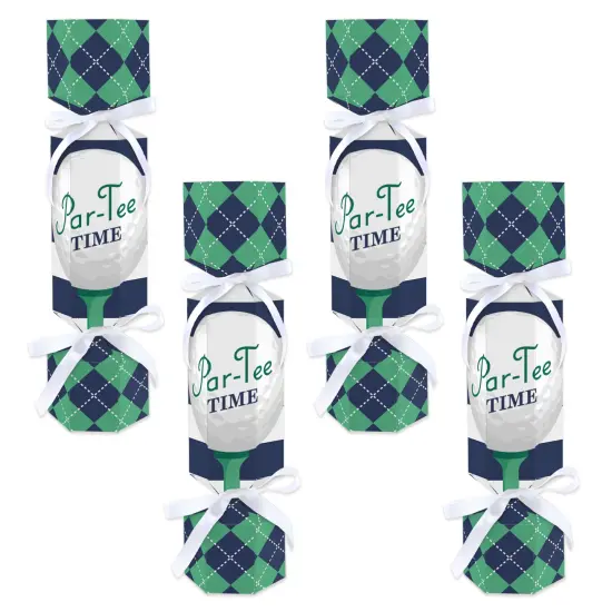 Big Dot of Happiness Par-Tee Time - Golf - No Snap Birthday or Retirement Party Table Favors - DIY Cracker Boxes - Set of 12 {1}