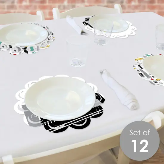 Big Dot of Happiness NYC Cityscape - New York City Party Round Table Decorations - Paper Chargers - Place Setting For 12 {3}