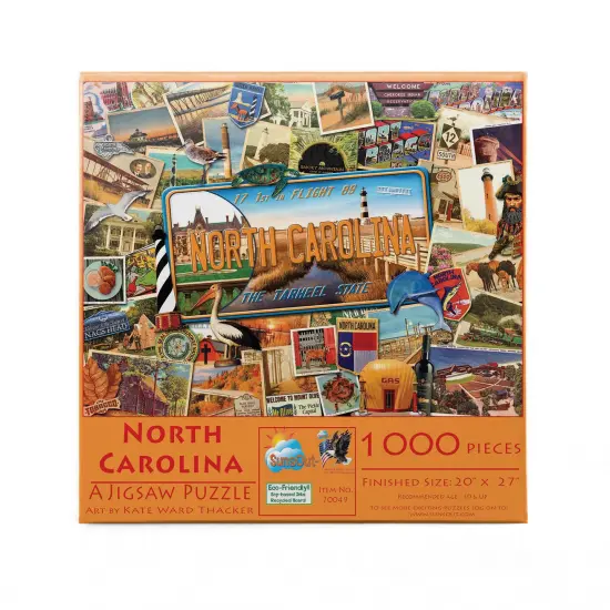 Sunsout North Carolina 1000 pc Jigsaw Puzzle 70049 {4}