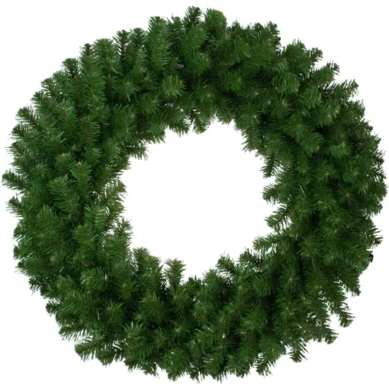 Northlight Deluxe Dorchester Pine Artificial Christmas Wreath - 72 - Unlit Green {1}