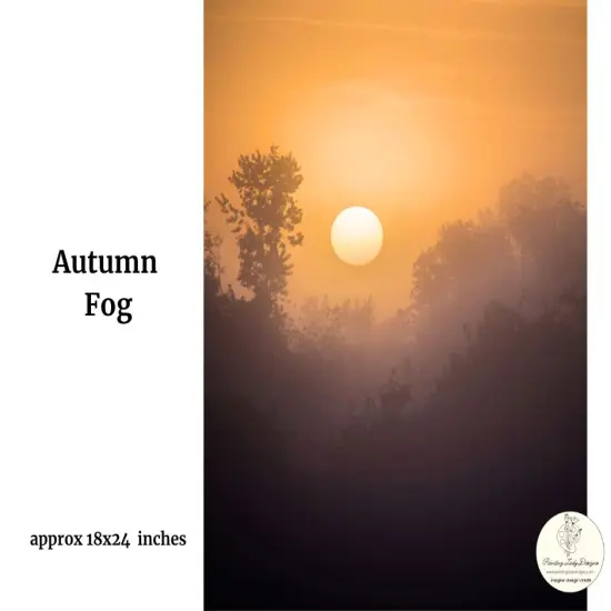 Autumn Fog - Art paper for Decoupage and Mixed Media by Painting Lady Designs {2}