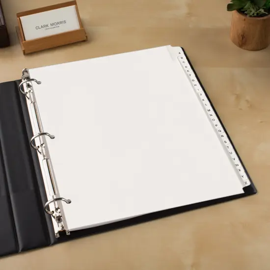 Avery Legal Exhibit Unpunched Dividers for Use with Any Binding System, Collated A-Z, 26 Side Tab Dividers Per Set, Helvetica Type, 3 Sets (21874) {6}