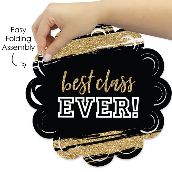 Big Dot of Happiness Reunited - School Class Reunion Party Round Table Decorations - Paper Chargers - Place Setting For 12 {6}