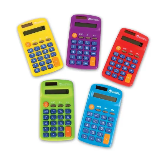 Rainbow Calculators, Set of 10 {1}