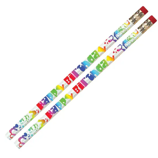 Happy Birthday Fiesta Pencils, 12 Per Pack, 12 Packs {2}