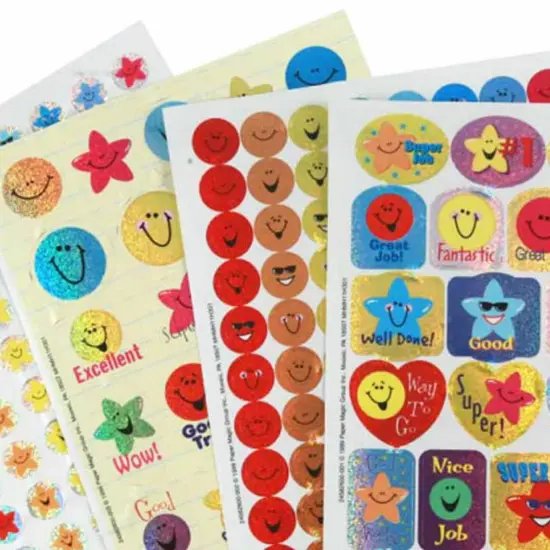 Stars & Smiles Sparkle Sticker Book, 6 Books {2}