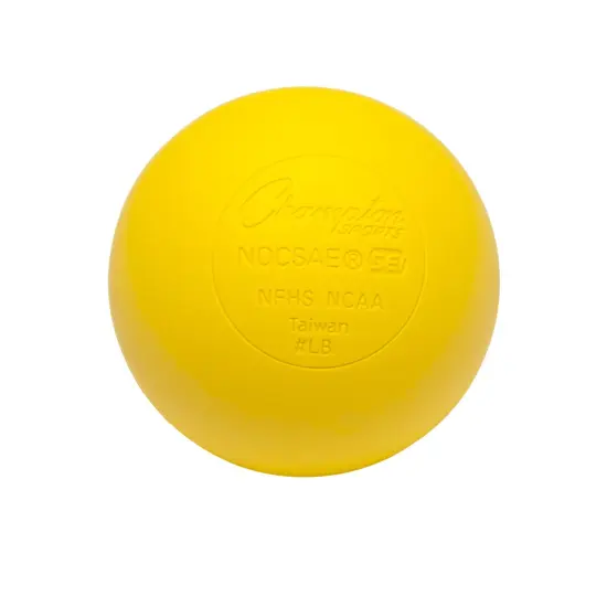 Official Size Lacrosse Balls, Yellow, Pack of 12 {1}