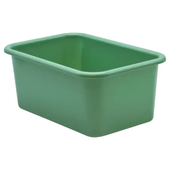 Eucalyptus Green Small Plastic Storage Bin, Pack of 6 {2}