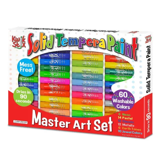 Solid Tempera Paint, Master Art Set, 60 Colors {1}