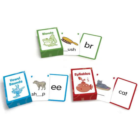 Phonics Flashcards, 3 Sets Per Pack, 3 Packs {4}