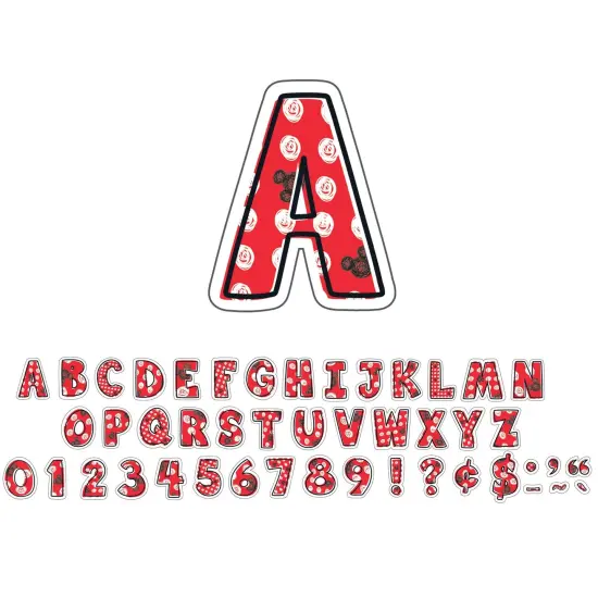 Mickey&reg; Color Pop! Deco 4" Letters, 177 Per Pack, 3 Packs {2}