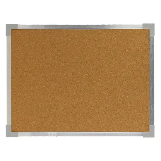 Aluminum Framed Cork Board, 18" x 24" {1}