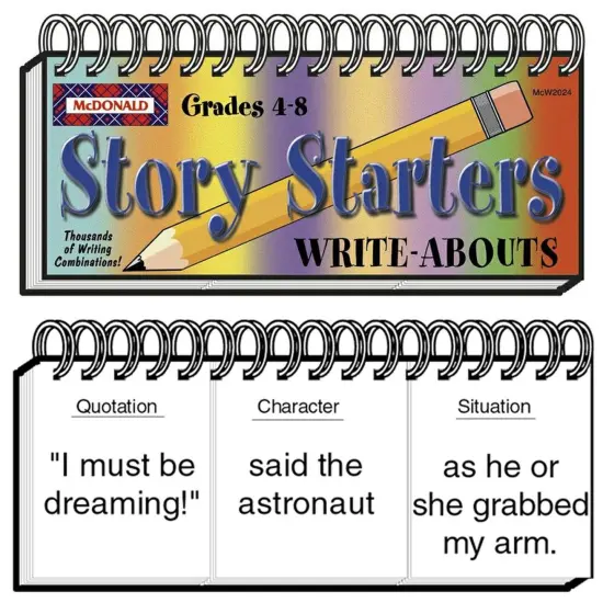 Story Starters Write-Abouts, Grade 4-8, Pack of 2 {2}