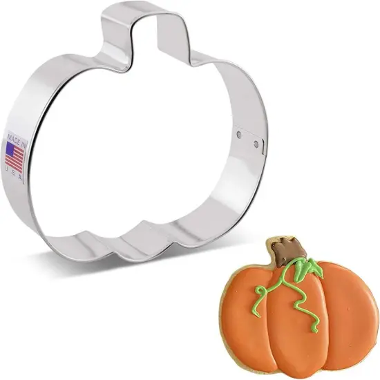 Ann Clark Pumpkin Cookie Cutter, 3" {1}
