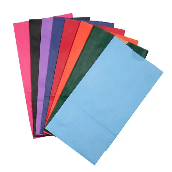 Bright Assorted Bags, 6" x 3 1/2" x 11", Pack of 28 {1}