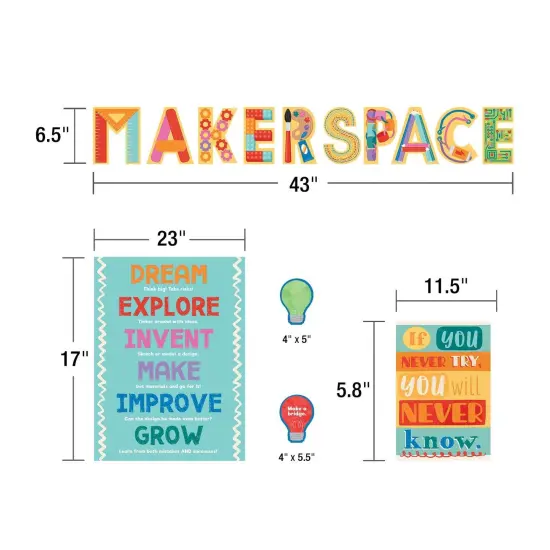 Makerspace Bulletin Board Set, 33 Pieces {2}