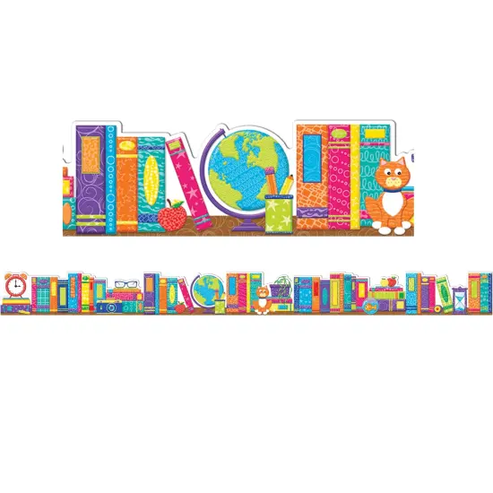 Color My World Books Extra Wide Deco Trim&reg;, 37 Feet Per Pack, 6 Packs {2}