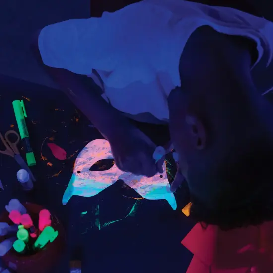 Die-Cut Paper Masks, Mardi Gras Assortment, Assorted Sizes, 24 Pieces Per Pack, 6 Packs {2}