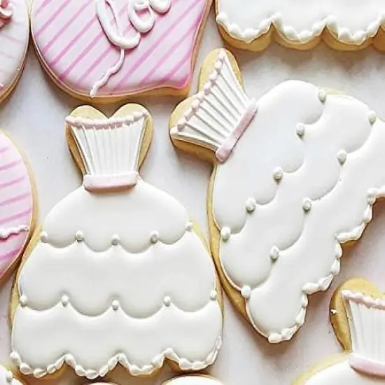 Ann Clark Wedding Dress Ball Princess Gown Cookie Cutter, 4" {5}