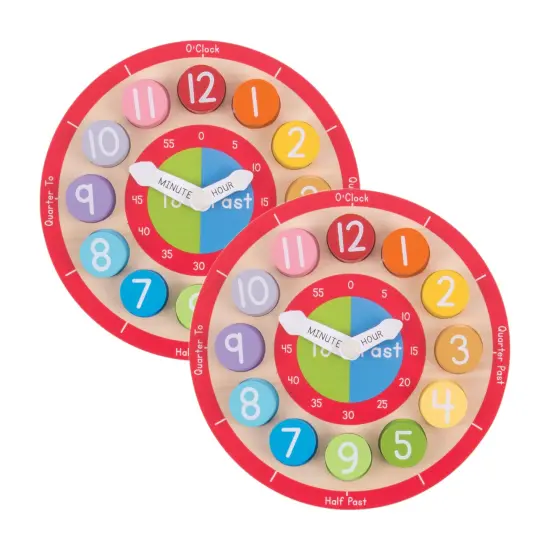 Teaching Clock, Pack of 2 {1}